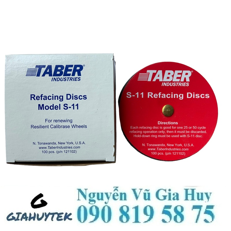 Giấy mài Taber S-33 – Chuẩn hóa bề mặt bánh mài
